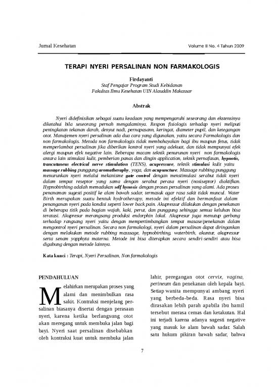 picture_Nosiseptor 8782 | Terapi Nyeri Persalinan Non Farmakologis | Akupunktur